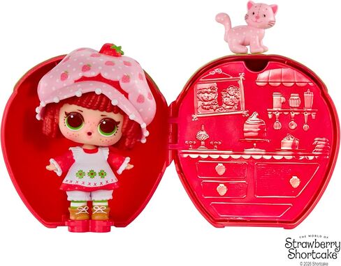 LOL Surprise Loves The World of Strawberry Shortcake Tots مع دمى معطرة وحيوانات أليفة ومجموعة لعب بيت الفراولة المتحولة - هدية للأطفال من سن 4 سنوات فما فوق in Kuwait
