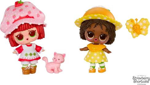 LOL Surprise Loves The World of Strawberry Shortcake Tots مع دمى معطرة وحيوانات أليفة ومجموعة لعب بيت الفراولة المتحولة - هدية للأطفال من سن 4 سنوات فما فوق in Kuwait
