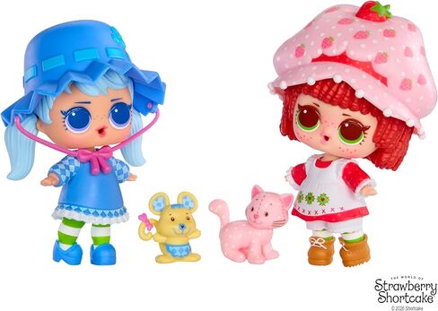 LOL Surprise Loves The World of Strawberry Shortcake Tots مع دمى معطرة وحيوانات أليفة ومجموعة لعب بيت الفراولة المتحولة - هدية للأطفال من سن 4 سنوات فما فوق in Kuwait