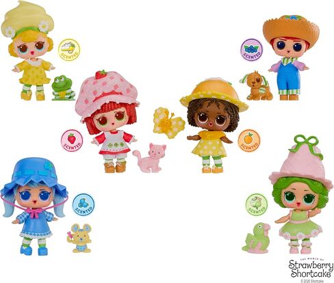 LOL Surprise Loves The World of Strawberry Shortcake Tots مع دمى معطرة وحيوانات أليفة ومجموعة لعب بيت الفراولة المتحولة - هدية للأطفال من سن 4 سنوات فما فوق in Kuwait