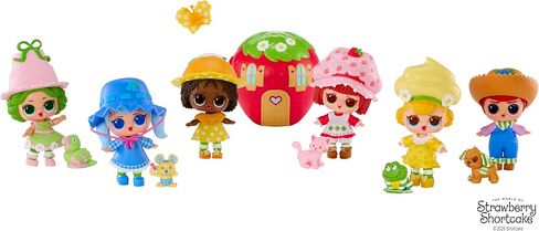 LOL Surprise Loves The World of Strawberry Shortcake Tots مع دمى معطرة وحيوانات أليفة ومجموعة لعب بيت الفراولة المتحولة - هدية للأطفال من سن 4 سنوات فما فوق in Kuwait