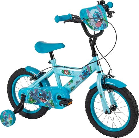 Huffy Disney Stitch Bike, 12", 14", 16" Kids Bike, Ages 2-9 years, Blue in Kuwait