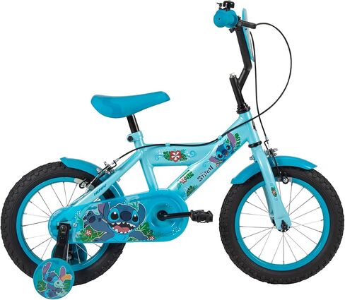 Huffy Disney Stitch Bike, 12", 14", 16" Kids Bike, Ages 2-9 years, Blue in Kuwait