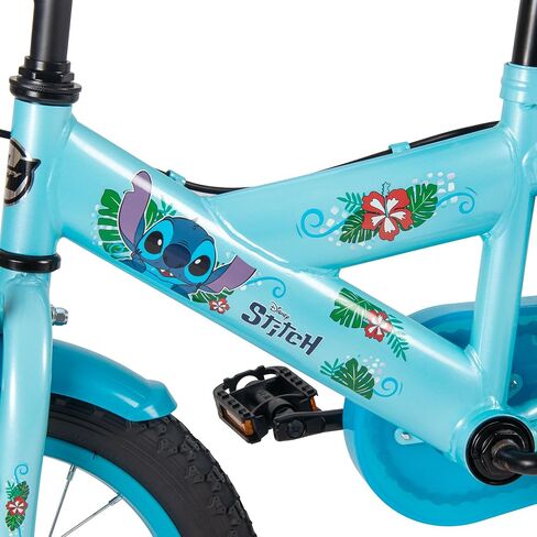 Huffy Disney Stitch Bike, 12", 14", 16" Kids Bike, Ages 2-9 years, Blue in Kuwait
