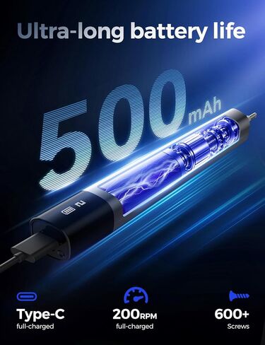 Mini Electric Screwdriver, Electric Precision Screwdriver, 28 IN 1 Cordless Electric Screwdriver Kit with 24 Magnetic Bits, Small Rechargeable Repair Tool Set for Laptop Phone Watch Camera in Saudi Arabia