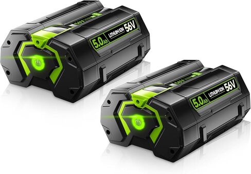 VANON 5.0Ah 56V بديل لبطارية EGO 56V + BA1400T BA2800T BA4200T BA5600T بطارية ليثيوم أيون متوافقة مع أدوات الطاقة EGO CS1604 CS1804 CS1403 HT2400 LB6504 LB5804 Tools.1Pack. in Saudi Arabia
