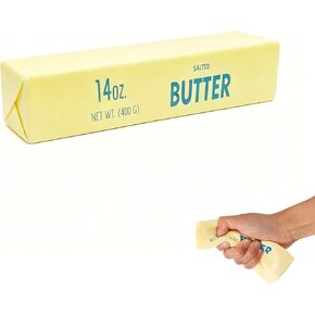 2PCS Butter Squishy Stress Relief Toys, Ultra-Soft Slow Rebound Squeeze Toy, Realistic Bread Style Sensory Fidget for Desk, Anxiety Relief Fun Gift for Adults in Kuwait