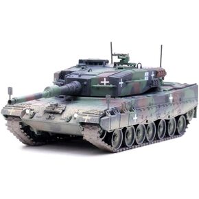 بانزركامبف | نموذج مقياس 1:72 دييكاست عسكري | دبابة القتال الرئيسية Leopard 2A4 (مع أنبوب التنفس) أوكرانيا، تمويه ثلاثي الألوان | الموديل 12226PC in Kuwait