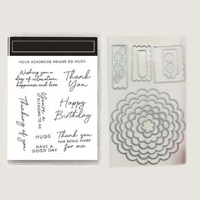 2026 New Pteridophyte Flower Animal Metal Cutting Dies and Clear Stamps for DIY Greeting Card Handmade Album Scrapbooking Embossing Making (M7555-Dies and Stamps) in Saudi Arabia