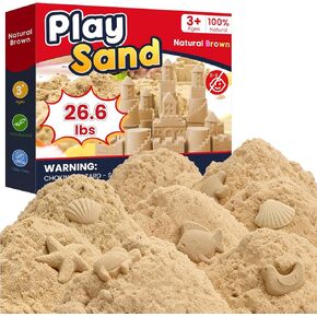 FURWEY Play Sand,6.6lbs Natural Brown Sensory Sand,Kids Shaping Molding in Saudi Arabia
