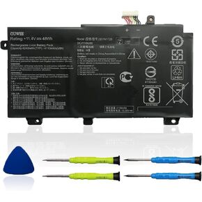 بطارية كمبيوتر محمول L14M4P72 متوافقة مع Lenovo Yoga 3 14 بوصة Yoga 3-1470 IdeaPad Yoga 700-14ISK Series Notebook L14S4P72 5B10K10224 5B10K10226 5B10G75095 5B10G84689 7.4V 45Wh 6280mAh in Kuwait