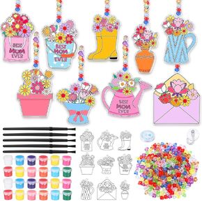 WinnerWhy 30 Sets 4th of July Crafts Bulk, Patriotic 250th Anniversary Stained Glass Sun Catcher Art Kits for Memorial Day Home Party Project Activities Hanging Ornaments in Saudi Arabia