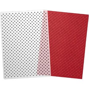 Dots Plastic Embossing Folders, Embossing Folder Template, Dot Background Embossing-Folders, Clear Plastic Embossing-Folder Template for Card Making, Scrapbooking, Paper Craft, Photo Album Decorations in Kuwait