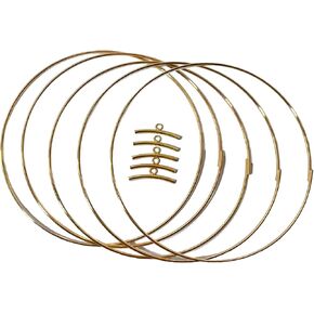 5Pcs Metal Craft Hoop Rings Wreath Craft Open Rings for Making Wedding Decoration, Wreath Decors, Dream Catcher Dream Catcher and Wall Hanging in Kuwait