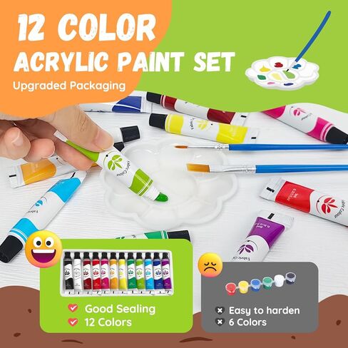 PLANTMEW Paint & Plant Flower Growing Kit for Kids - Fun Kids Gardening Set - Unique Birthday, Crafts & Arts, Gardening Gifts for Girls & Boys, Ages 5, 6, 7, 8-12 Years Old, Easter Gifts for Girls in Saudi Arabia