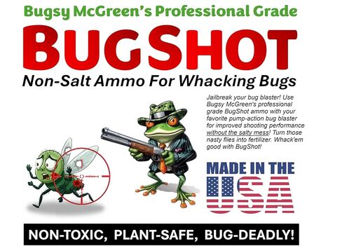 BugShot - Non-Salt Bug Ammo – Made in USA - No Jamming, Instant Refill, No Residue - Compatible with Salt Guns. in Kuwait