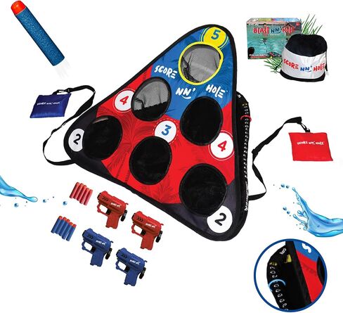 Blast NN' Hole Starter Set | Blasters Meets Cornhole | 1x Target Set | in Kuwait