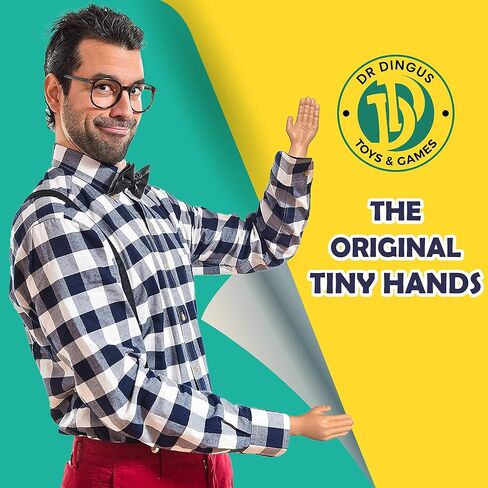 DR DINGUS Tiny Hands (زوج واحد - أصلي) - دمية يد صغيرة أصلية صغيرة - تجعل أي شخص يضحك - مرح بحجم الجيب وضحك كبير - TikTok الشهير - متعة الأصدقاء والعائلة in Kuwait
