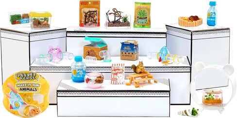 سلسلة MGA's Miniverse Make It Mini Animals 2 مقتنيات صغيرة، حزمة عمياء، DIY، حرف يدوية، راتنج، حيوانات طبق الأصل، جامعي، هدايا، 8+ in Kuwait