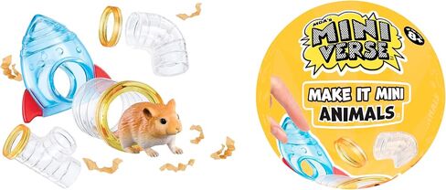 سلسلة MGA's Miniverse Make It Mini Animals 2 مقتنيات صغيرة، حزمة عمياء، DIY، حرف يدوية، راتنج، حيوانات طبق الأصل، جامعي، هدايا، 8+ in Kuwait