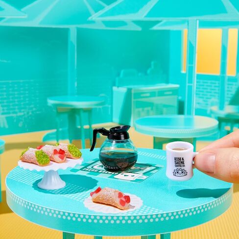 MGA's Miniverse Make It Mini Cafe Series 6، مقتنيات صغيرة - تغليف غامض غامض، DIY، لعب الراتنج، طبق الأصل من الطعام، غير صالح للأكل، جامعي، 8+ in Kuwait