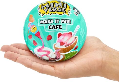 MGA's Miniverse Make It Mini Cafe Series 6، مقتنيات صغيرة - تغليف غامض غامض، DIY، لعب الراتنج، طبق الأصل من الطعام، غير صالح للأكل، جامعي، 8+ in Kuwait