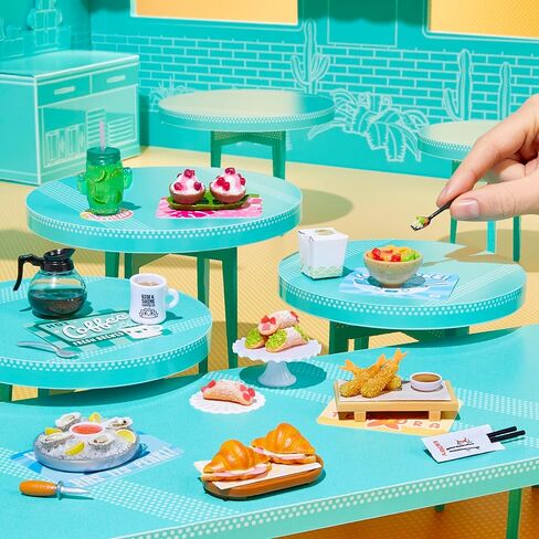 MGA's Miniverse Make It Mini Cafe Series 6، مقتنيات صغيرة - تغليف غامض غامض، DIY، لعب الراتنج، طبق الأصل من الطعام، غير صالح للأكل، جامعي، 8+ in Kuwait