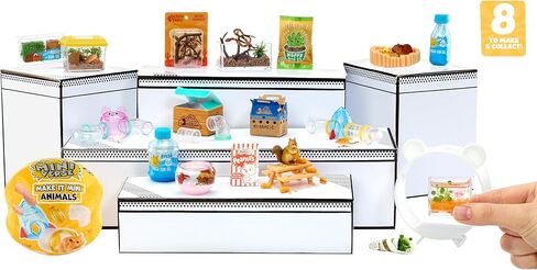 MGA's Miniverse Make It Mini Animals Series 2 (3 عبوات) مقتنيات صغيرة، حزمة عمياء، DIY، الحرف اليدوية، الراتنج، حيوانات طبق الأصل، جامعي، هدايا، 8+ in Kuwait
