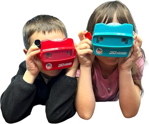 WARM FUZZY Toys Zoo Reels for Viewfinder – 3D Retro Viewer Slides for Kids & Adults, Classic Educational Toy, Includes 3 Reels with 21 HD Images in Kuwait