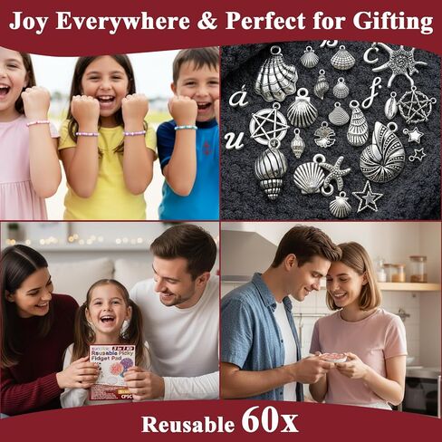 Reusable Picky Fidget Pad Over 60 Times, Fidget Pad Kit, Remeltable Pick Toy, Skin Picking Fidget Toys, Reusable Picking Pad, Dermatillomania Toys for Anxiety, Relief Stress, Gifts for Adults in Kuwait