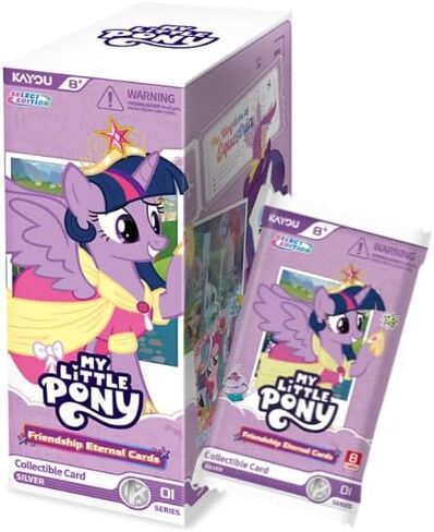 Kayou My Little Pony Friendship Eternal Cards, Fun Moment Edition, English Series 1, Display Box with 12 Packs, 127 Cards, 7 Rarity Levels in Kuwait