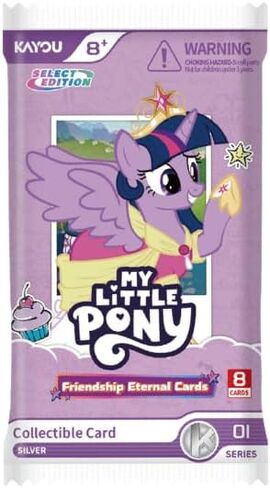 Kayou My Little Pony Friendship Eternal Cards, Fun Moment Edition, English Series 1, Display Box with 12 Packs, 127 Cards, 7 Rarity Levels in Kuwait
