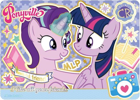 Kayou My Little Pony Friendship Eternal Cards, Fun Moment Edition, English Series 1, Display Box with 12 Packs, 127 Cards, 7 Rarity Levels in Kuwait