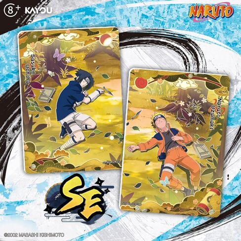 KAYOU Naruto-Smriti Heaven Scroll Collectible Trading Card Box, Series 1, 158 Card Types, 24 Packs, 8 Cards per Pack, Ages 8+ in Kuwait
