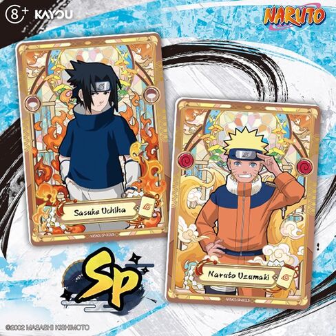 KAYOU Naruto-Smriti Heaven Scroll Collectible Trading Card Box, Series 1, 158 Card Types, 24 Packs, 8 Cards per Pack, Ages 8+ in Kuwait