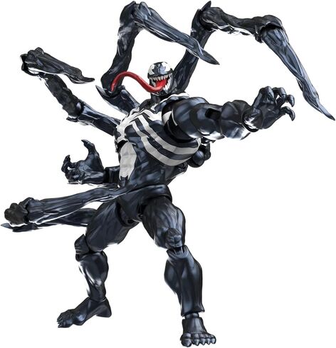 BLOKEES Champion Class - Marvel Rivals - شخصية عمل Venom - مجموعة نماذج مكونة من 185 قطعة - 6 بوصة - 90 نقطة مفصلية - التجميع مطلوب - بدون أدوات - بدون قطع - بدون غراء - بدون طلاء - العمر 14 عامًا فما فوق in Kuwait