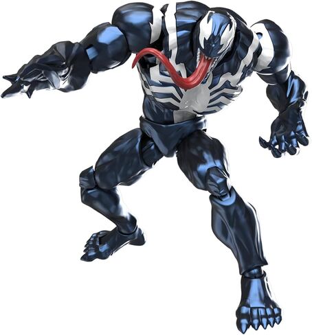 BLOKEES Champion Class - Marvel Rivals - شخصية عمل Venom - مجموعة نماذج مكونة من 185 قطعة - 6 بوصة - 90 نقطة مفصلية - التجميع مطلوب - بدون أدوات - بدون قطع - بدون غراء - بدون طلاء - العمر 14 عامًا فما فوق in Kuwait