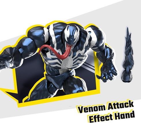 BLOKEES Champion Class - Marvel Rivals - شخصية عمل Venom - مجموعة نماذج مكونة من 185 قطعة - 6 بوصة - 90 نقطة مفصلية - التجميع مطلوب - بدون أدوات - بدون قطع - بدون غراء - بدون طلاء - العمر 14 عامًا فما فوق in Kuwait