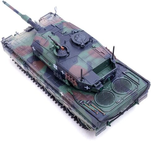 بانزركامبف | نموذج مقياس 1:72 دييكاست عسكري | دبابة القتال الرئيسية Leopard 2A4 (مع أنبوب التنفس) أوكرانيا، تمويه ثلاثي الألوان | الموديل 12226PC in Kuwait