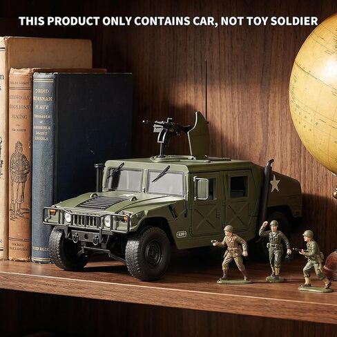 RZAPE 1:18 Military Vehicle Collectible - Die-Cast Alloy Car Model,Classic War Vehicle Model for Display & Collection,Gift for Adult in Kuwait
