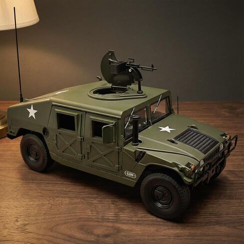 RZAPE 1:18 Military Vehicle Collectible - Die-Cast Alloy Car Model,Classic War Vehicle Model for Display & Collection,Gift for Adult in Kuwait