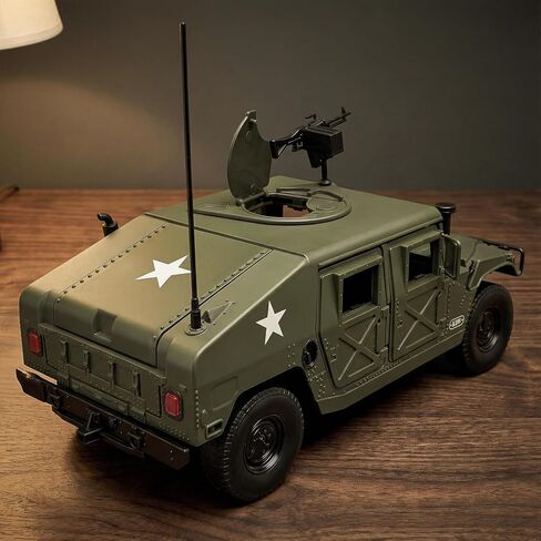 RZAPE 1:18 Military Vehicle Collectible - Die-Cast Alloy Car Model,Classic War Vehicle Model for Display & Collection,Gift for Adult in Kuwait