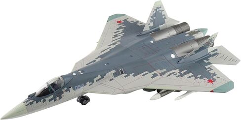 Hobby Master | 1:72 Scale Diecast Military Aircraft Replica | Su-57 Zhuhai Air Show 2024" 054, Russian Air Force (with 2 x R-77 and 2 x R-37 Missiles) | Model HA6808 in Kuwait