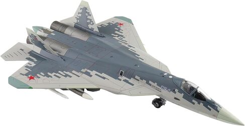 Hobby Master | 1:72 Scale Diecast Military Aircraft Replica | Su-57 Zhuhai Air Show 2024" 054, Russian Air Force (with 2 x R-77 and 2 x R-37 Missiles) | Model HA6808 in Kuwait