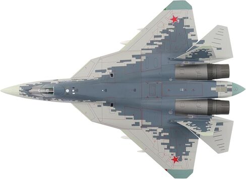Hobby Master | 1:72 Scale Diecast Military Aircraft Replica | Su-57 Zhuhai Air Show 2024" 054, Russian Air Force (with 2 x R-77 and 2 x R-37 Missiles) | Model HA6808 in Kuwait