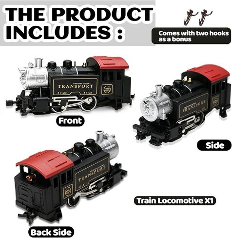 قاطرة بخارية تعمل بالطاقة HO Scale 0-4-0 (12 فولت) مجموعات عجلات معدنية، قارنات مفاصل مثبتة في المصنع، قاطرة صناعية كلاسيكية ومحول ساحة فقط in Kuwait