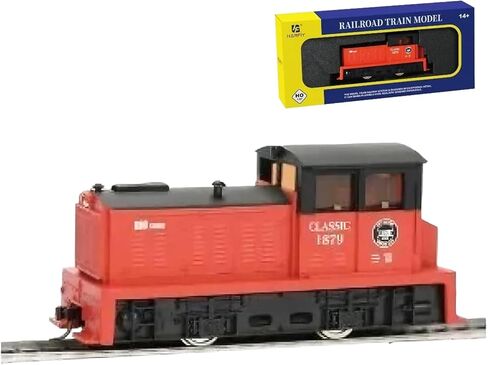 قاطرة بخارية تعمل بالطاقة HO Scale 0-4-0 (12 فولت) مجموعات عجلات معدنية، قارنات مفاصل مثبتة في المصنع، قاطرة صناعية كلاسيكية ومحول ساحة فقط in Kuwait