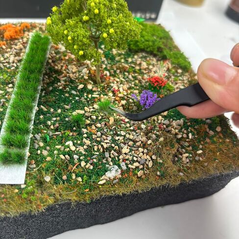 120-Piece Mixed Color Grass Clusters - for Model Train Railway Track Diorama Car Scene Miniature Scenery Plants in Kuwait