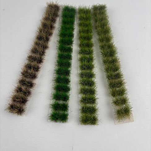 120-Piece Mixed Color Grass Clusters - for Model Train Railway Track Diorama Car Scene Miniature Scenery Plants in Kuwait