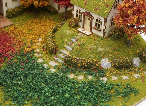 Realistic Miniature Leaves Scatter, 4 Colors, 36ml Each – Model Tree Foliage for Diorama, Model Train Scenery & Wargame Terrain in Kuwait